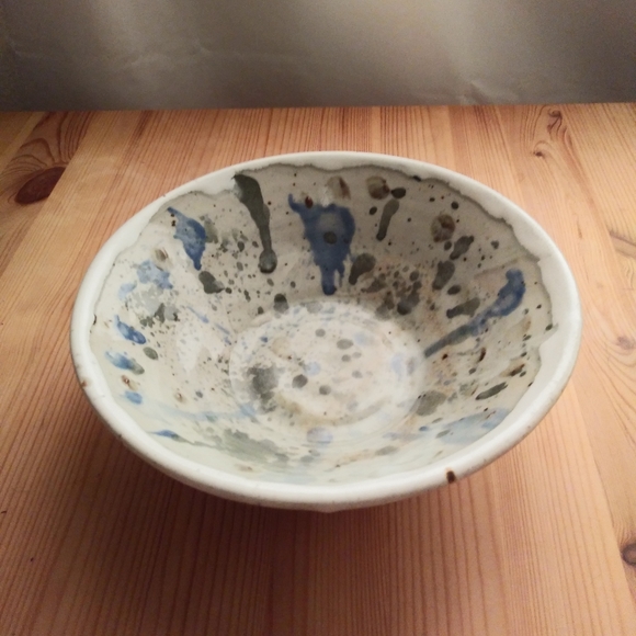 Vintage Hand Thrown Glazed Ceramic Bowl - Picture 9 of 13